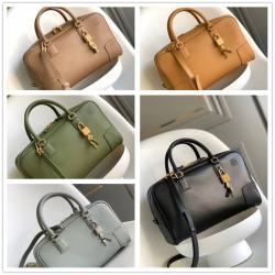 loewe奢侈品罗意威女包A039N08X01纳帕牛皮革 Amazona 28 波士顿枕头包062126