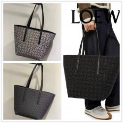 LOEWE罗意威B657Z73X03托特包Anagram 提花布和牛皮革 T Tote 购物袋66040