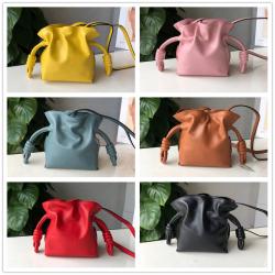 LOEWE罗意威官网包包超迷你纳帕牛皮革 Flamenco 福袋手拿包