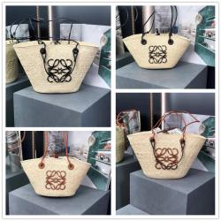 LOEWE罗意威A223T43X02/A223P65X01 Anagram Basket 编织包购物袋