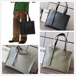 LOEWE罗意威男包B692K96X06托特包经典牛皮革 Buckle Horizontal Tote 手袋10955