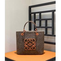 罗意威LOEWE代购女包A223098X05 Anagram Tote 毛毡托特包66065