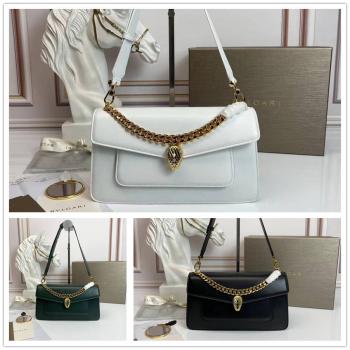 宝格丽Bvlgari中文官网292032/292678 SERPENTI EAST-WEST MAXI CHAIN腋下包292116