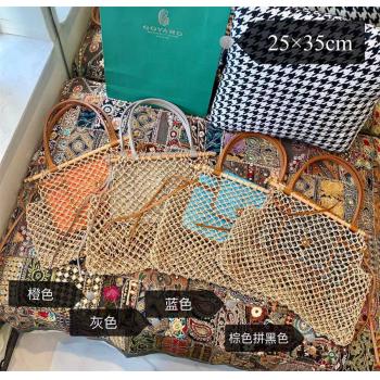 goyard中文名叫什么戈雅 Aligre 手袋编织拉菲草网兜包