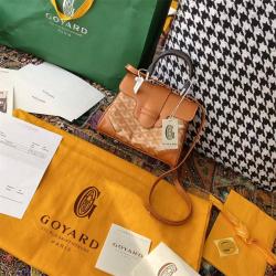Goyard戈雅西贡包 Saïgon 迷你包（软型版）古铜金色
