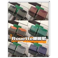 戈雅Goyard正品包包 Rouette 迷你/小号硬版链条包通勤包