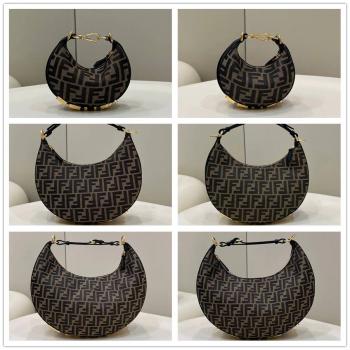 芬迪上海专卖店FENDI 8BR799/8BR798/7AS089 Fendigraphy 老花月牙包腋下包