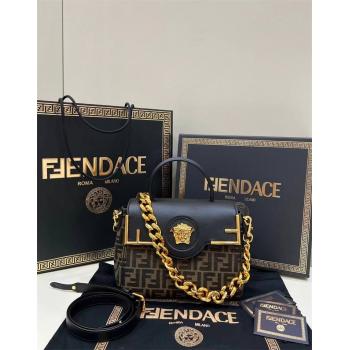 芬迪范思哲联名VERSACE DBFI039 FENDACE LA MEDUSA 中号手袋