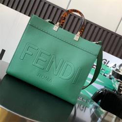 芬迪标志FENDI官网8BH386 Sunshine中号手提袋阳光购物袋托特包