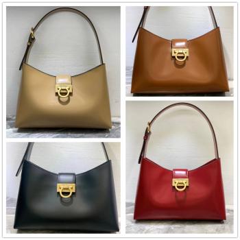 Ferragamo菲拉格慕正品女包Trifolio系列单肩包腋下包210926