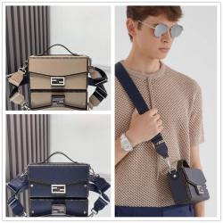 FENDI芬迪7VA565 Baguette Soft Trunk手袋盒子包