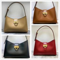Ferragamo菲拉格慕正品女包Trifolio系列单肩包腋下包210926