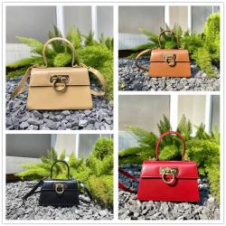 Ferragamo菲拉格慕女包官网博物馆系列复古小号马蹄包DY-212958