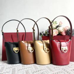 Ferragamo菲拉格慕官网女包Trifolio系列新款单肩薯条包FZ-211194