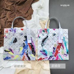Issey Miyake三宅一生包包官网彩绘涂鸦PALETTE六格6格手提包
