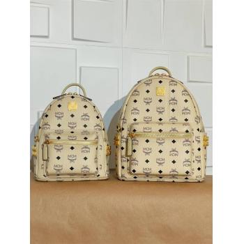 MCM STARK VISETOS侧饰铆钉双肩背包MMK6SVE41/MMKAAVE15