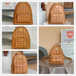 MCM STARK VISETOS侧饰铆钉双肩背包