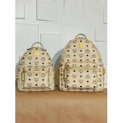 MCM STARK VISETOS侧饰铆钉双肩背包MMK6SVE41/MMKAAVE15