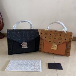 韩国mcm包包价格TRACY SATCHEL VISETOS中号风琴包MWE8APA67