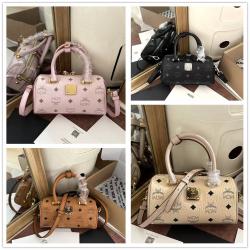 MCM官网 MINI AREN VISETOS ORIGINAL波士顿枕头包MWBAASE03
