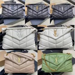 YSL圣罗兰包包官网577475 PUFFER 中号羊皮云朵包