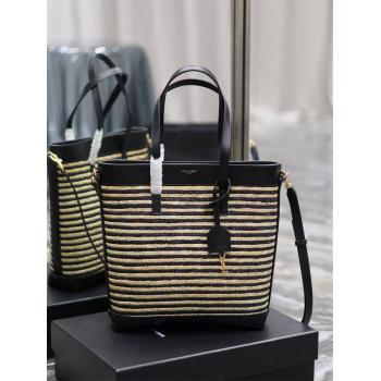 YSL中国官网圣罗兰600307 SHOPPING编织托特包