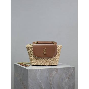 YSL圣罗兰女包官网774269 MINI MANON 编织手袋