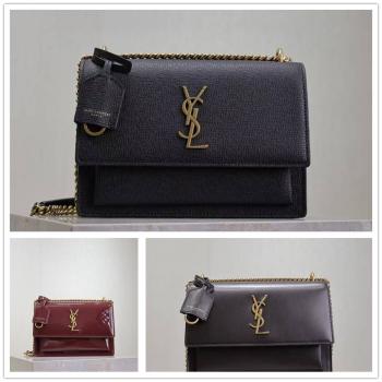 YSL圣罗兰包包官网422906 SUNSET 中号日落包风琴包