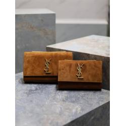 YSL圣罗兰香港官网469390/364021 KATE 绒面麂皮小号/中号链条包