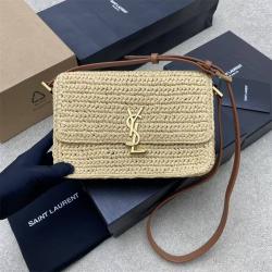 YSL官网包包圣罗兰634305 SOLFERINO 中号编织豆腐包