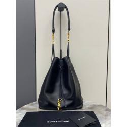 YSL圣罗兰中文官网804302 PARIS VII羊皮革手袋抽绳水桶包