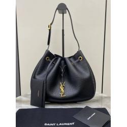 YSL圣罗兰官网包包796626 PARIS VII粒面皮革小号HOBO手袋水桶包