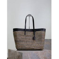 YSL圣罗兰官网女包600281/394195 编织 SHOPPING 购物袋