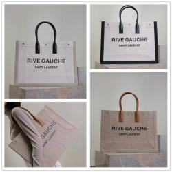 YSL圣罗兰包包官网509415 RIVE GAUCHE帆布托特包