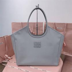 MIUMIU缪缪包包官网5BG276 IVY 皮革大号托特包