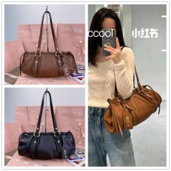 MIUMIU缪缪中文官网5BG289 Joie Nappa皮革手袋饺子包