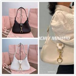 MIUMIU缪缪中文官网5BC157 Madras Hobo山羊纹腋下包