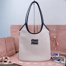 MIUMIU缪缪中文官网5BG231 IVY 帆布托特包