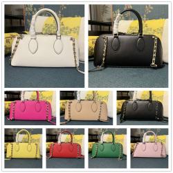 Valentino华伦天奴GARAVANI ROCKSTUD E/W小牛皮手袋2075L大号