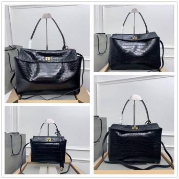 Balenciaga巴黎世家女包7954562/7897792/7897722/7897442 RODEO鳄鱼纹凯莉包