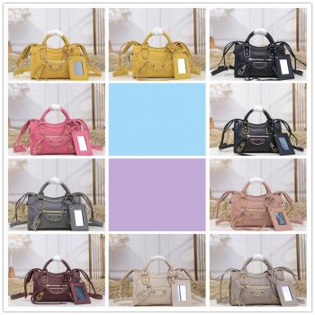 Balenciaga巴黎世家中国官网NANO CLASSIC CITY 山羊皮超迷你机车包