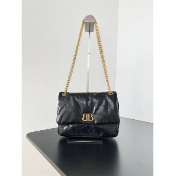 Balenciaga巴黎世家官网包包7929772 MONACO 迷你包链条包
