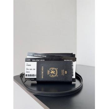 Balenciaga中文官网巴黎世家7877332 PASSPORT 手机包挂绳小包