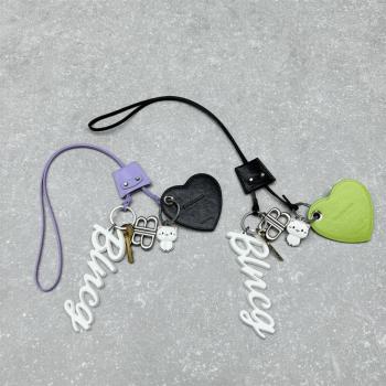 Balenciaga巴黎世家7956502 LE CITY爱心形状吊坠包饰挂件92207