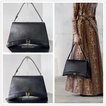 Balenciaga巴黎世家中文官网Crush Sling大号沙漏包单肩包
