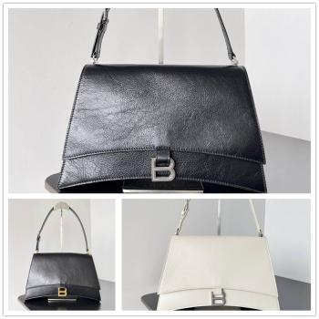 Balenciaga巴黎世家中国官网7654662 Crush Sling中号沙漏包单肩包