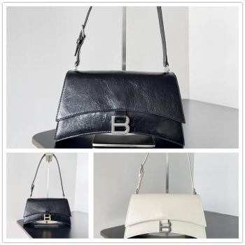 Balenciaga巴黎世家香港官网7657342 Crush Sling小号沙漏包单肩包