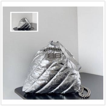 Balenciaga中国官网巴黎世家7429422 CRUSH 托特包绗缝垃圾袋