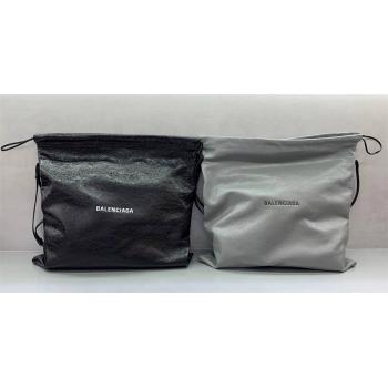 Balenciaga巴黎世家官网正品8116082 SHOPPER DUST BAG大号斜挎包垃圾袋