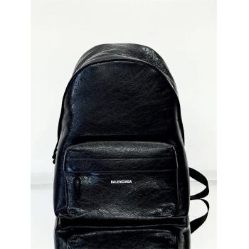 Balenciaga巴黎世家503221 EXPLORER 裂纹羊皮双肩包